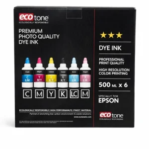 ECOTONE 500ml x 6 COLOR EPSON INK [IP][Pack of 6]