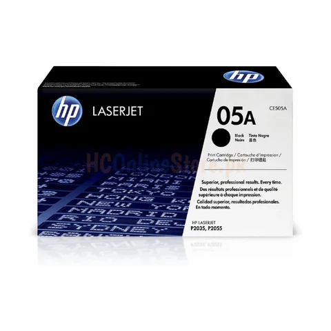 HP 05A Black Toner Cartridge Compatible Printers (PD.)