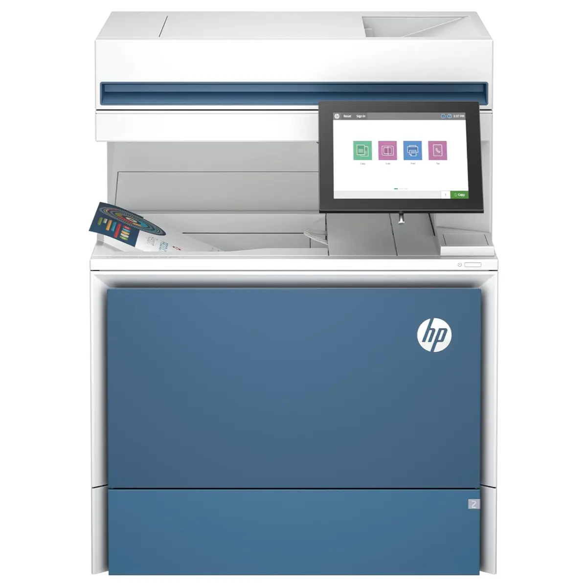 HP Color LaserJet Enterprise MFP 6800dn Multifunction Printer, Up To 55 Ppm, Auto Duplex Printing, 8-inch Color Touchscreen (Official Warranty)
